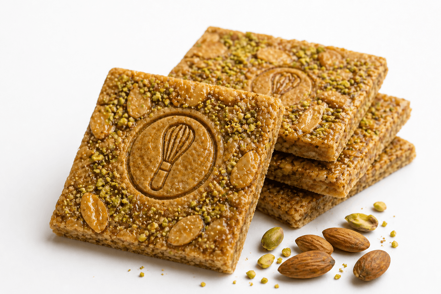 Quadrelli siciliani con mandorle e pistacchio Casa Inglima